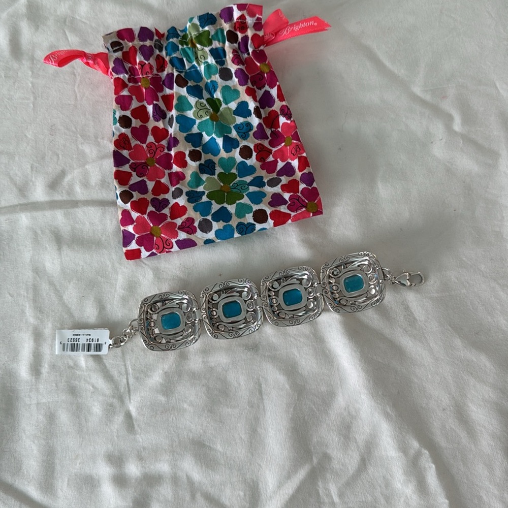 Brighton Silver and Turquoise Bracelet - Picture 4 of 4